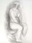 MARINO MARINI, Seated Woman, lithograph
